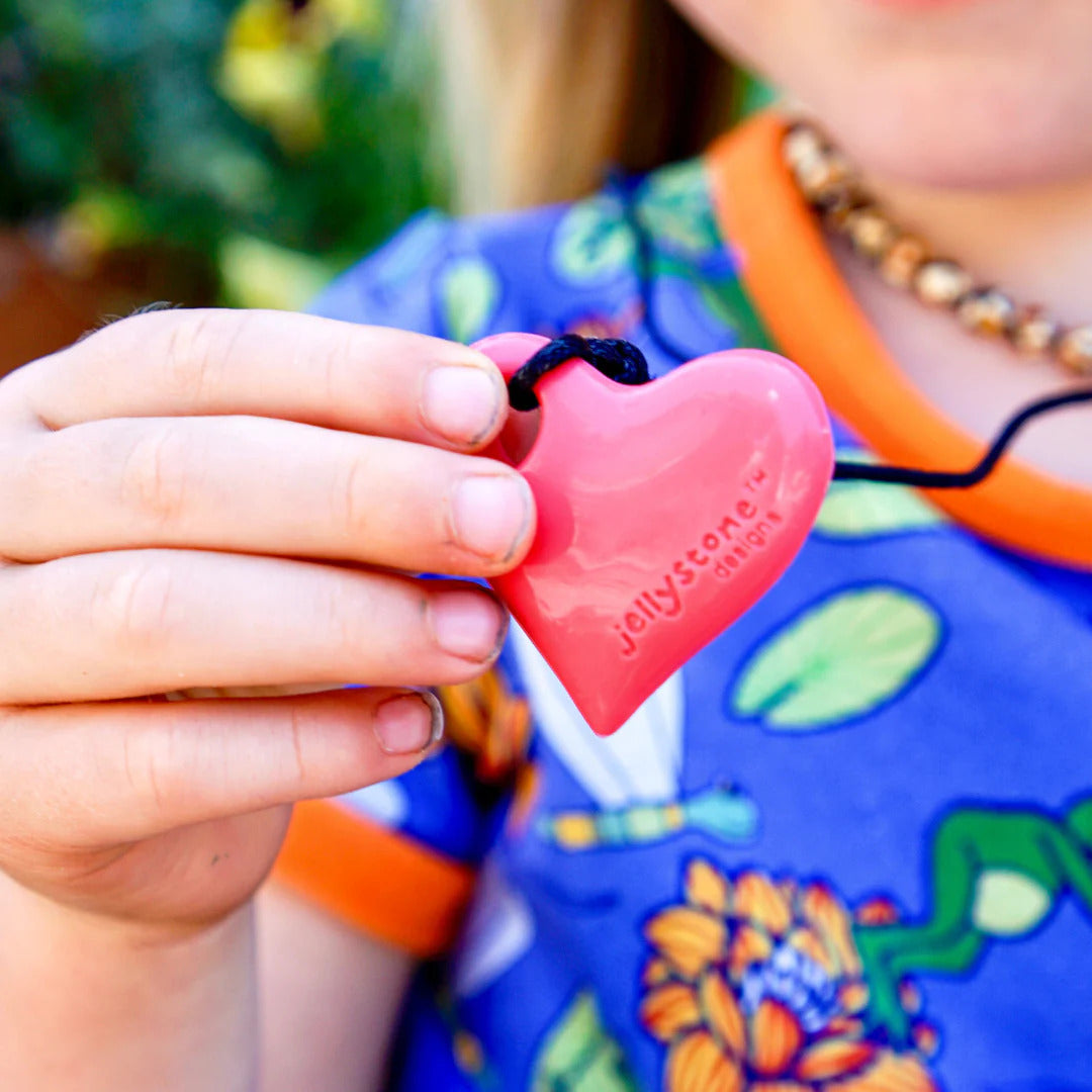 Heart Pendant (Watermelon Pink)