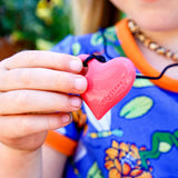 Heart Pendant (Watermelon Pink)