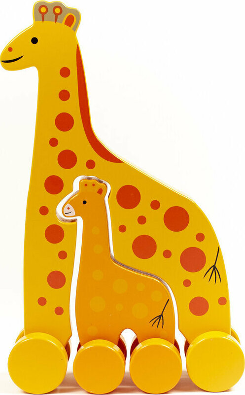 Big & Little Giraffe Push Toy