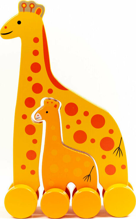 Big & Little Giraffe Push Toy