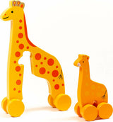 Big & Little Giraffe Push Toy