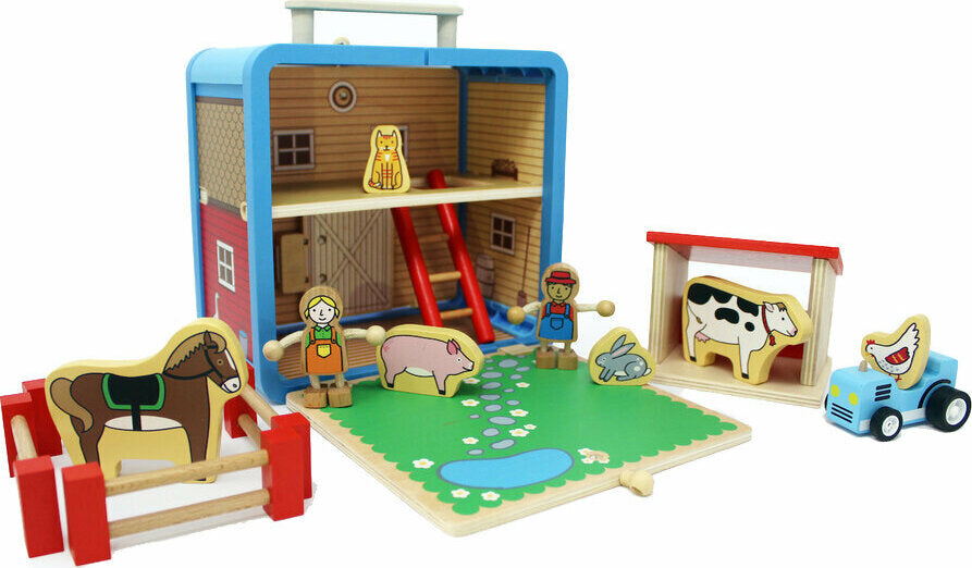 Suitcase Series Play Set: Barnyard