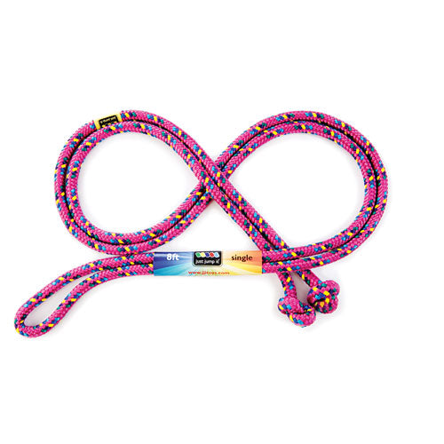 8' Raspberry Confetti Jump Rope