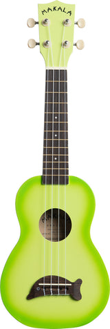 Kala Ukulele - Green Apple Burst Soprano Dolphin