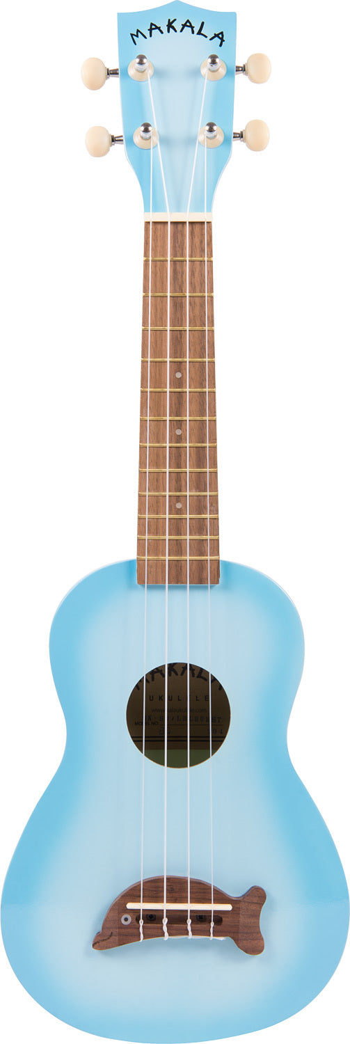 Kala Ukulele - Light Blue Burst Soprano Dolphin