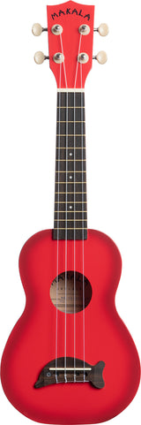 Kala Ukulele - Red Burst Soprano Dolphin