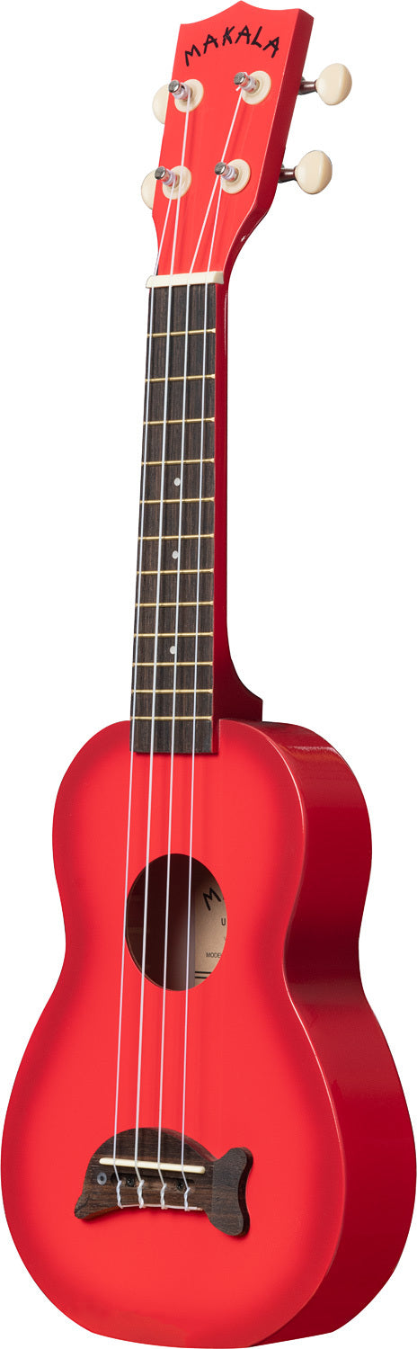 Kala Ukulele - Red Burst Soprano Dolphin