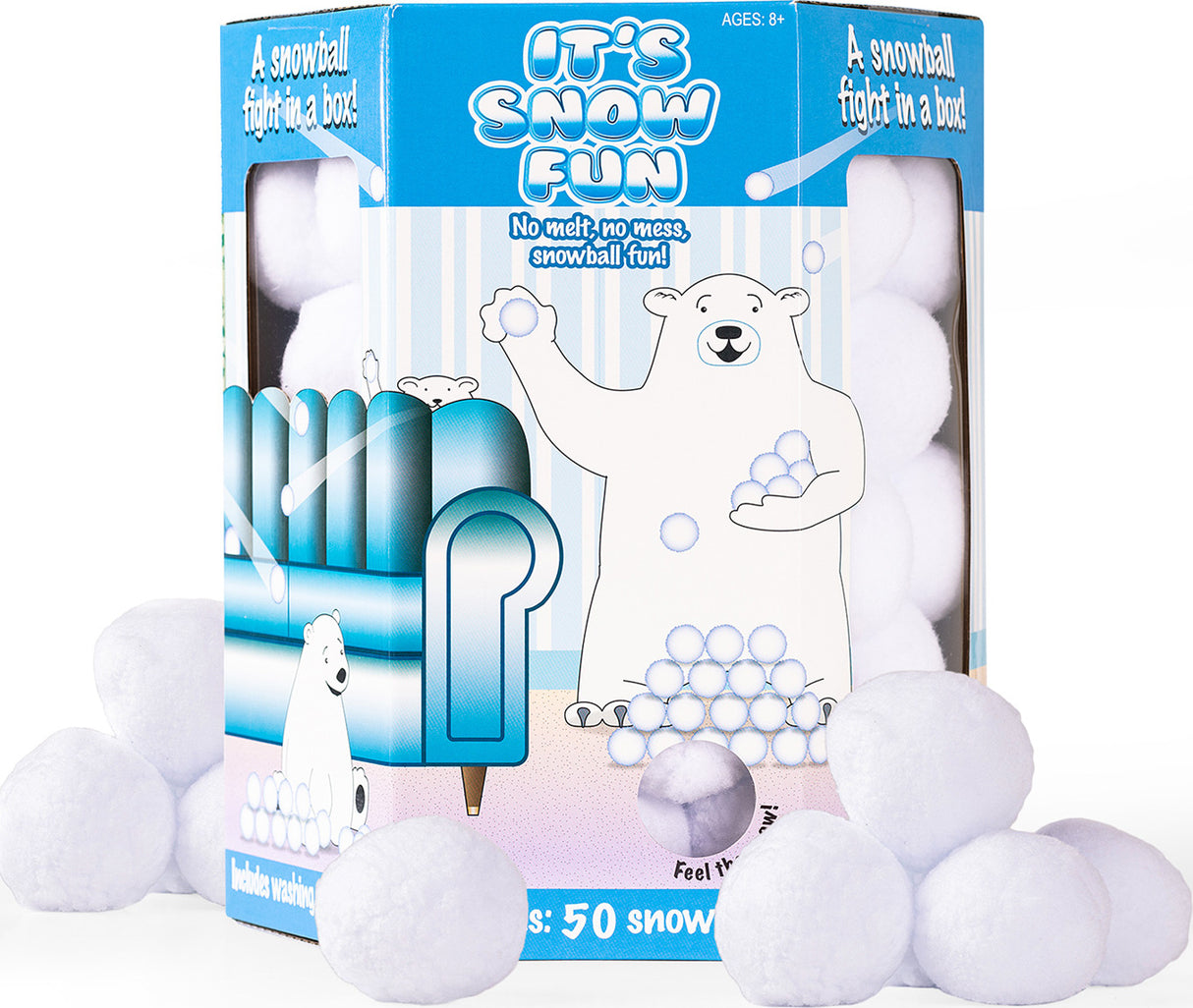 It's Snow Fun  - 50 pack Indoor Snowballs