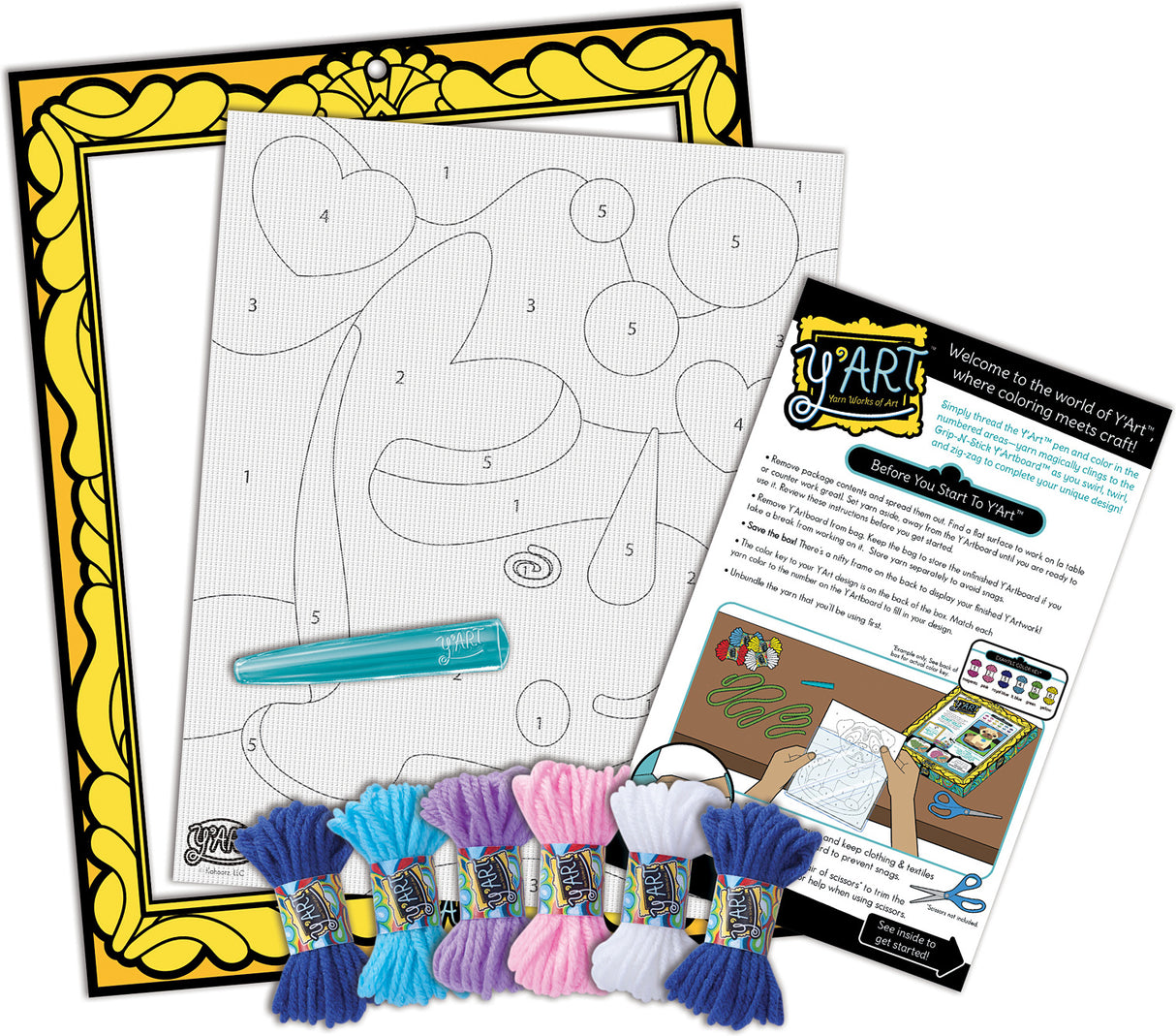 Y'Art Craft Kit - Narwhal