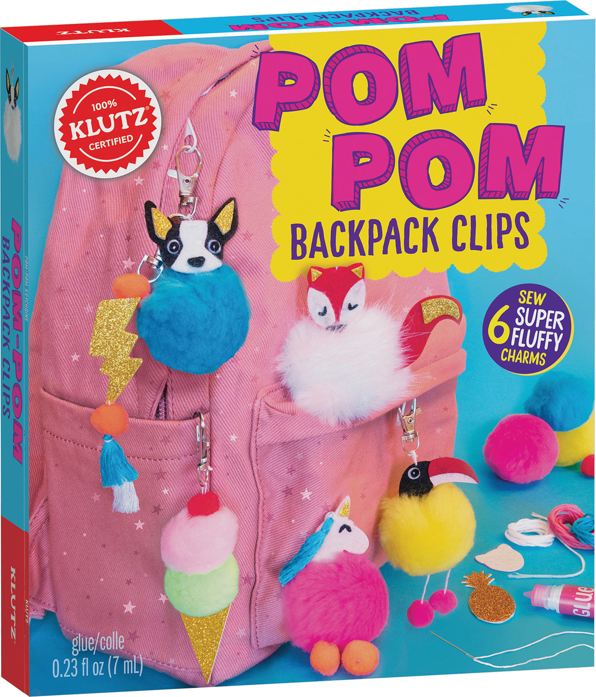 Pom-Pom Backpack Clips