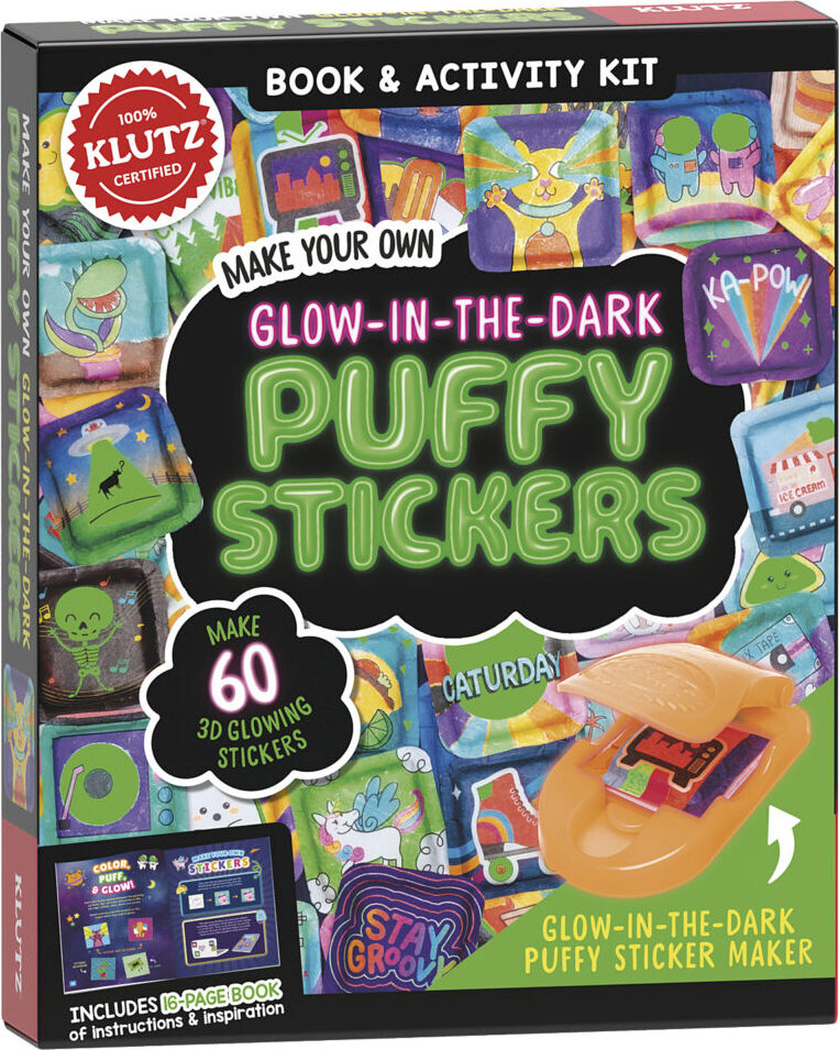 Make Your Own Glow-in-the-Dark Puffy Stickers