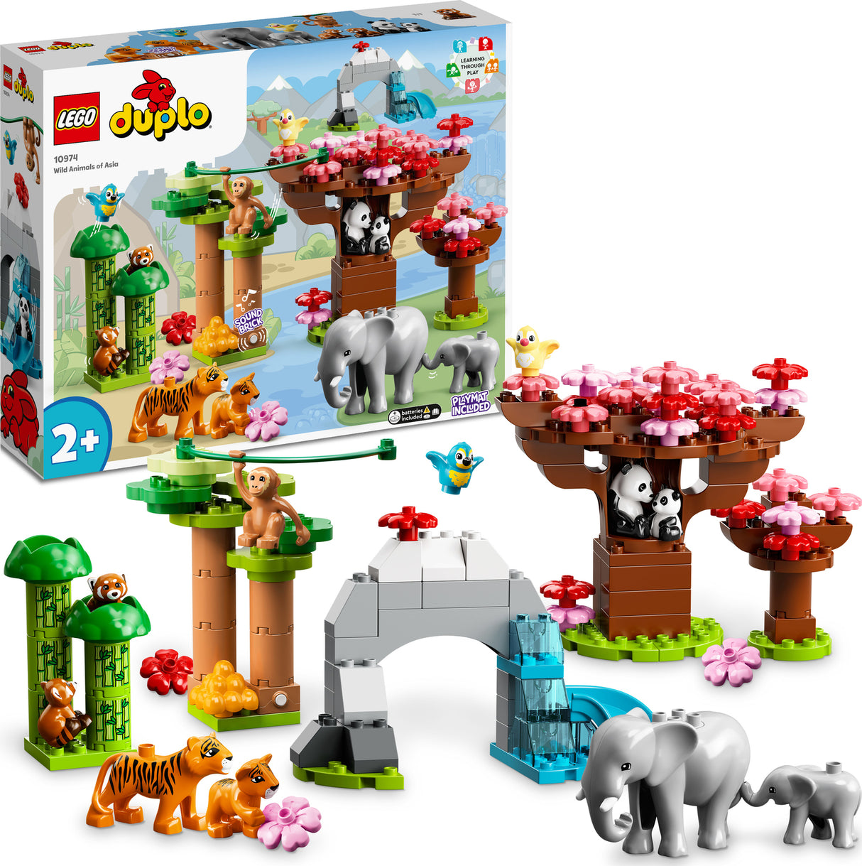 LEGO® DUPLO® Wild Animals of Asia Animal Toy Set