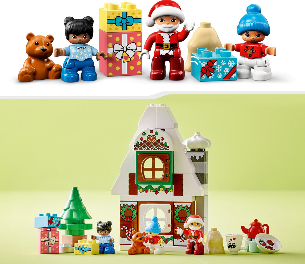 LEGO® DUPLO® Santa's Gingerbread House Set