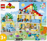 LEGO DUPLO 3 in 1 Family House Set with Toy Car