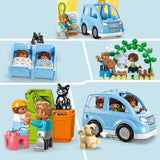 LEGO DUPLO 3 in 1 Family House Set with Toy Car