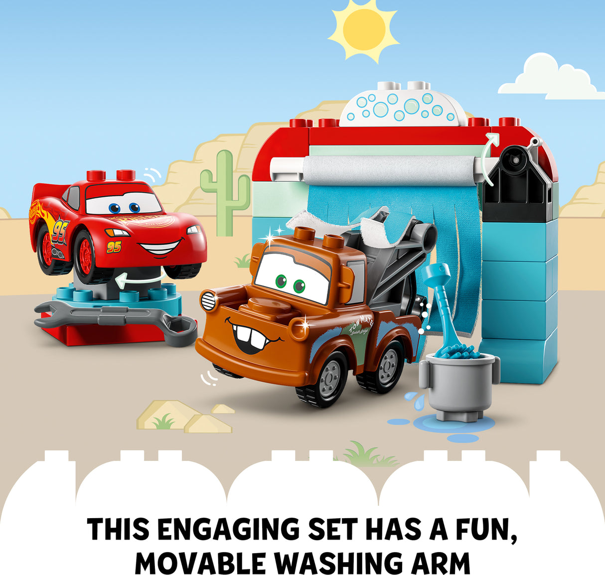 LEGO® DUPLO® McQueen & Mater's Car Wash