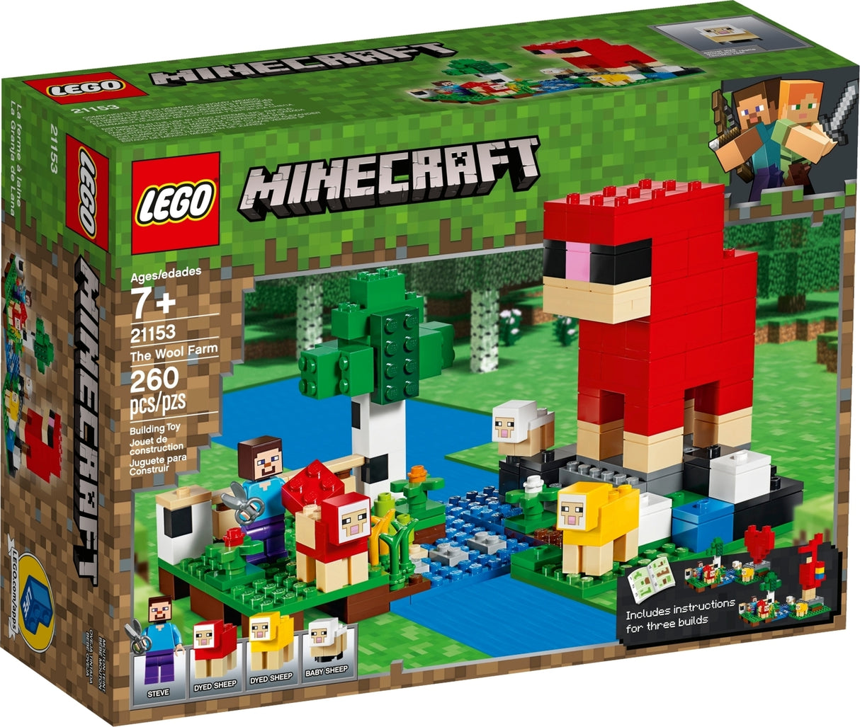 LEGO® Minecraft: The Wool Farm