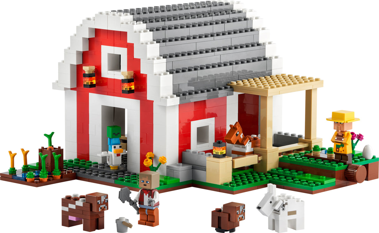 LEGO® Minecraft The Red Barn Farm Animals Toy