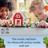 LEGO® Minecraft The Red Barn Farm Animals Toy