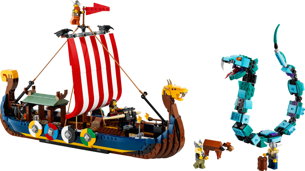 LEGO® Creator Viking Ship Midgard Serpent Set