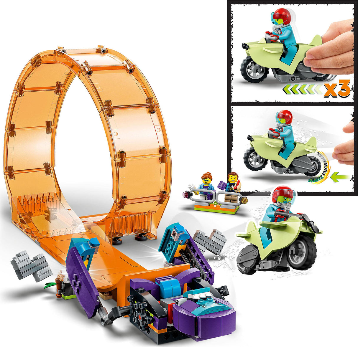 LEGO® City Stuntz Smashing Chimpanzee Stunt Loop