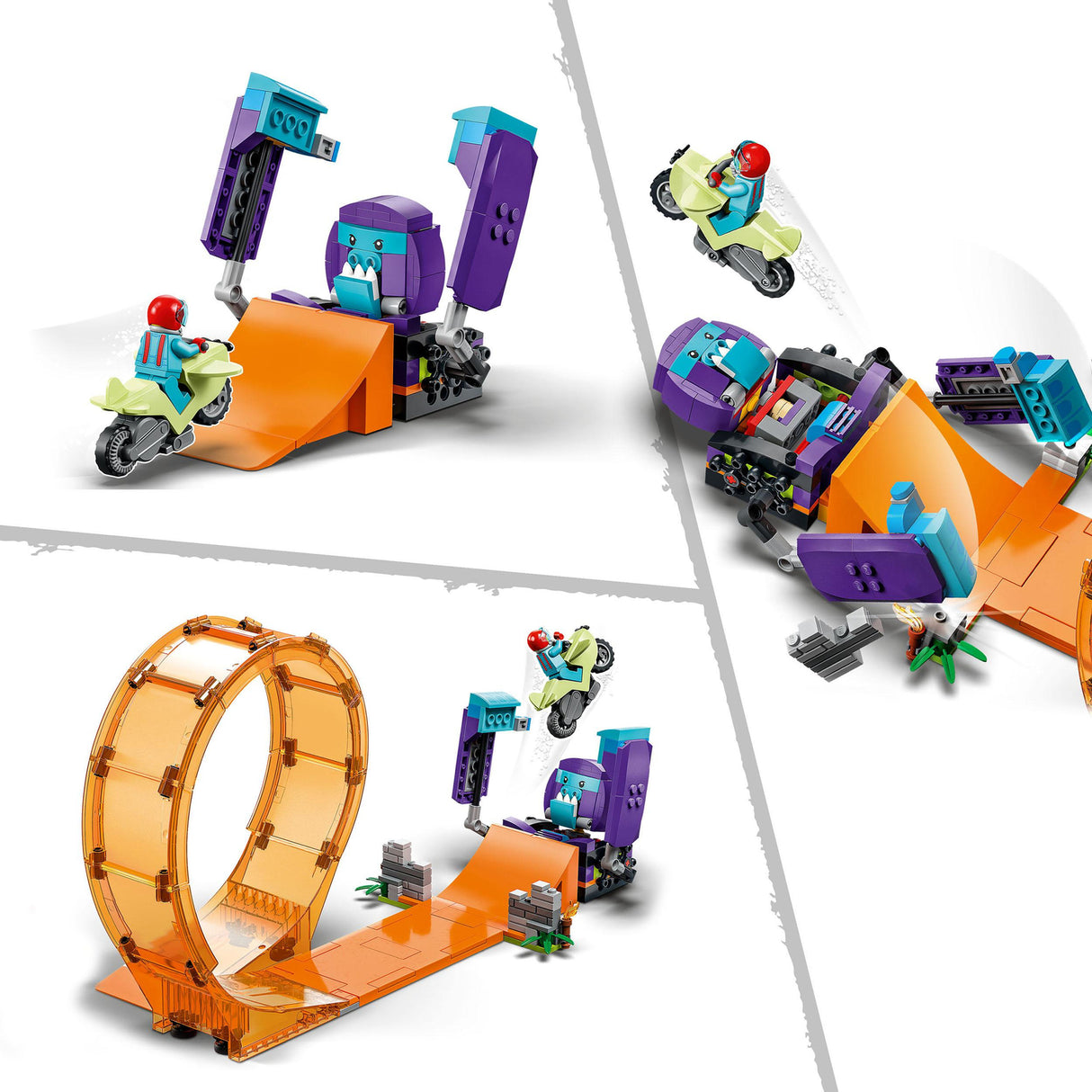 LEGO® City Stuntz Smashing Chimpanzee Stunt Loop