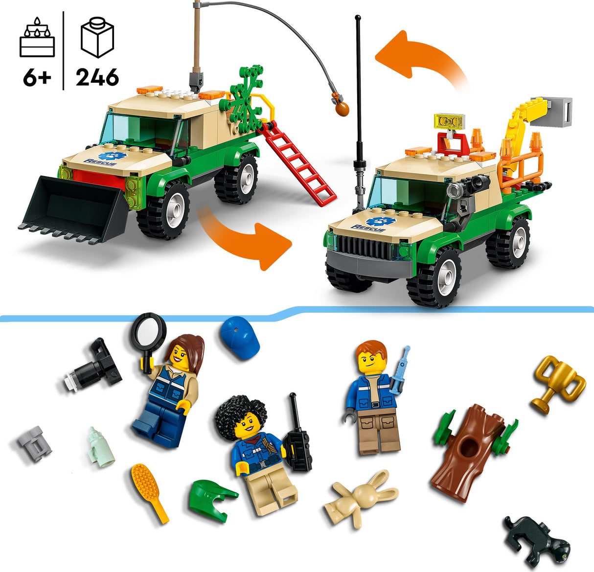 LEGO® City Wild Animal Rescue Missions Set