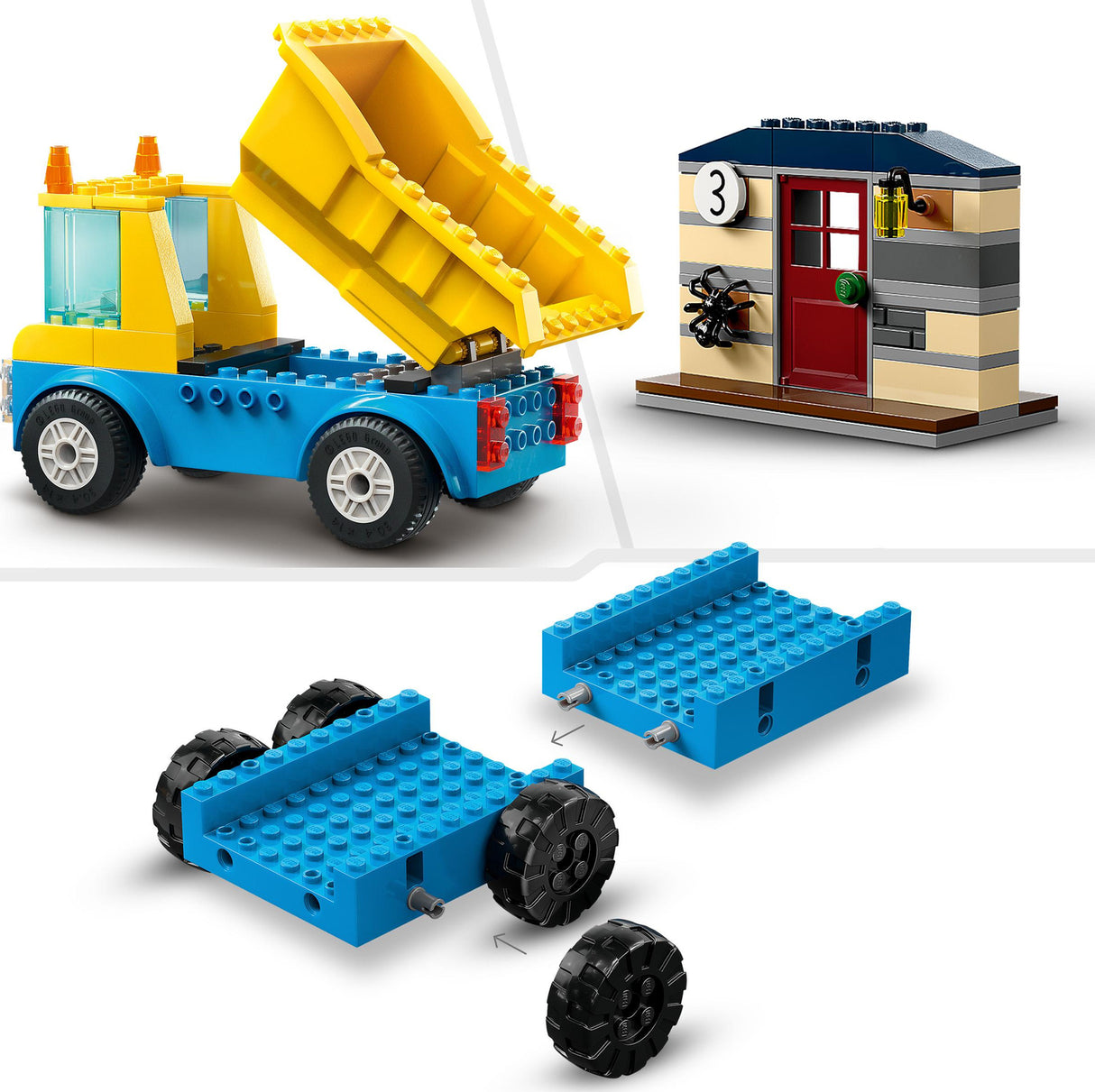 LEGO City Construction Trucks & Wrecking Ball