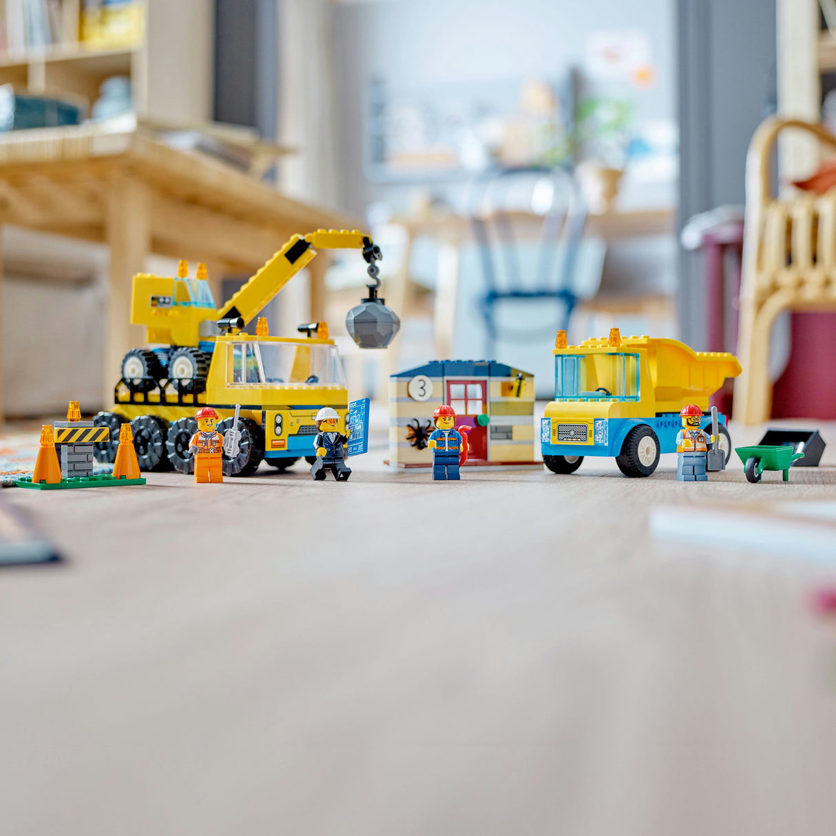 LEGO City Construction Trucks & Wrecking Ball