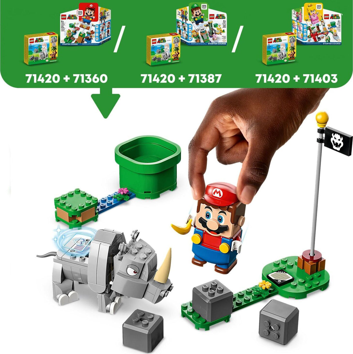 LEGO® Super Mario: Rambi the Rhino Expansion Set