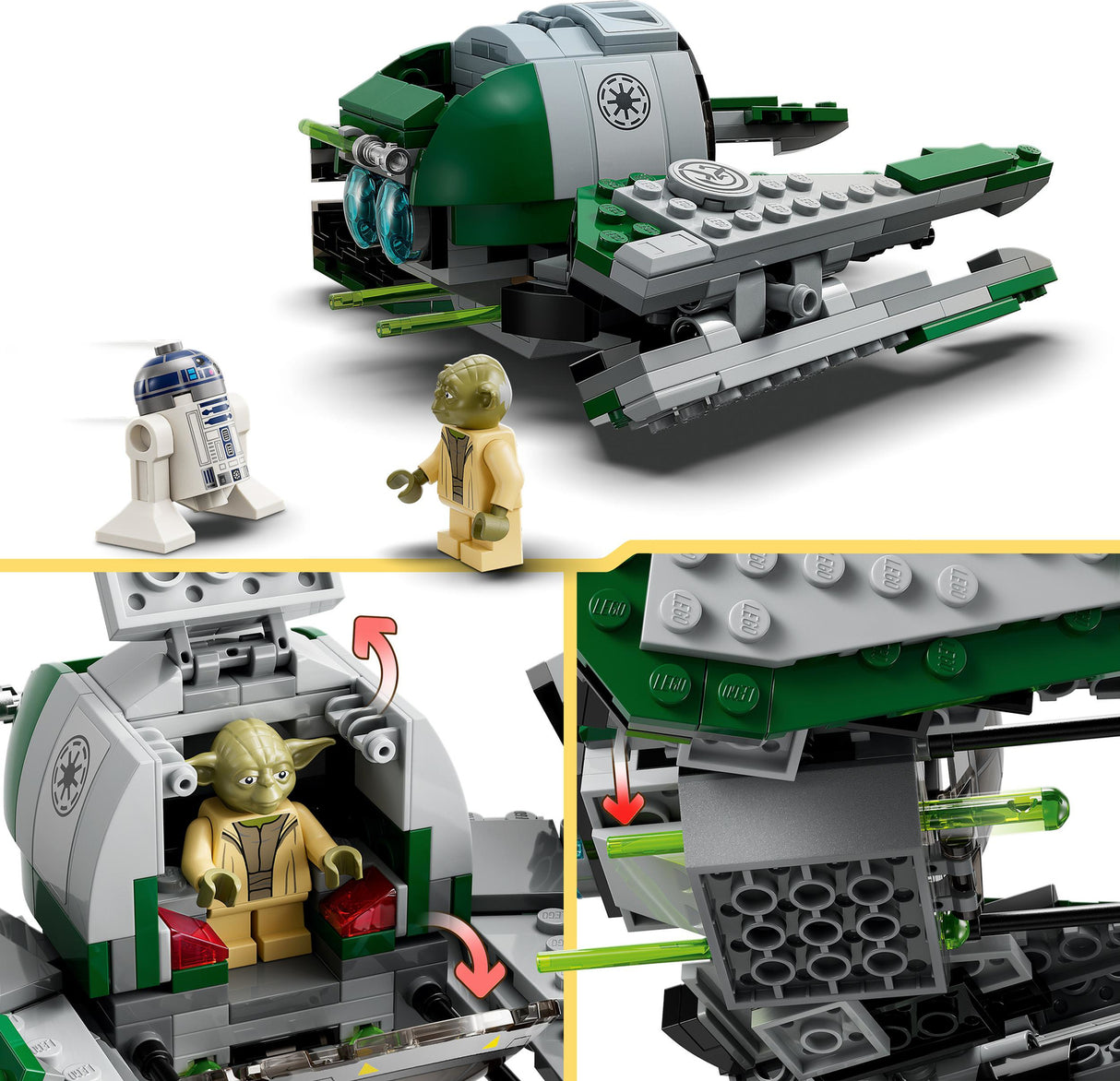 LEGO STAR WARS Yoda's Jedi Starfighter