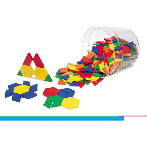 Plastic Pattern Blocks .5cm (250 PC