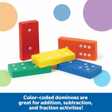 Double-Six Wooden Dominoes