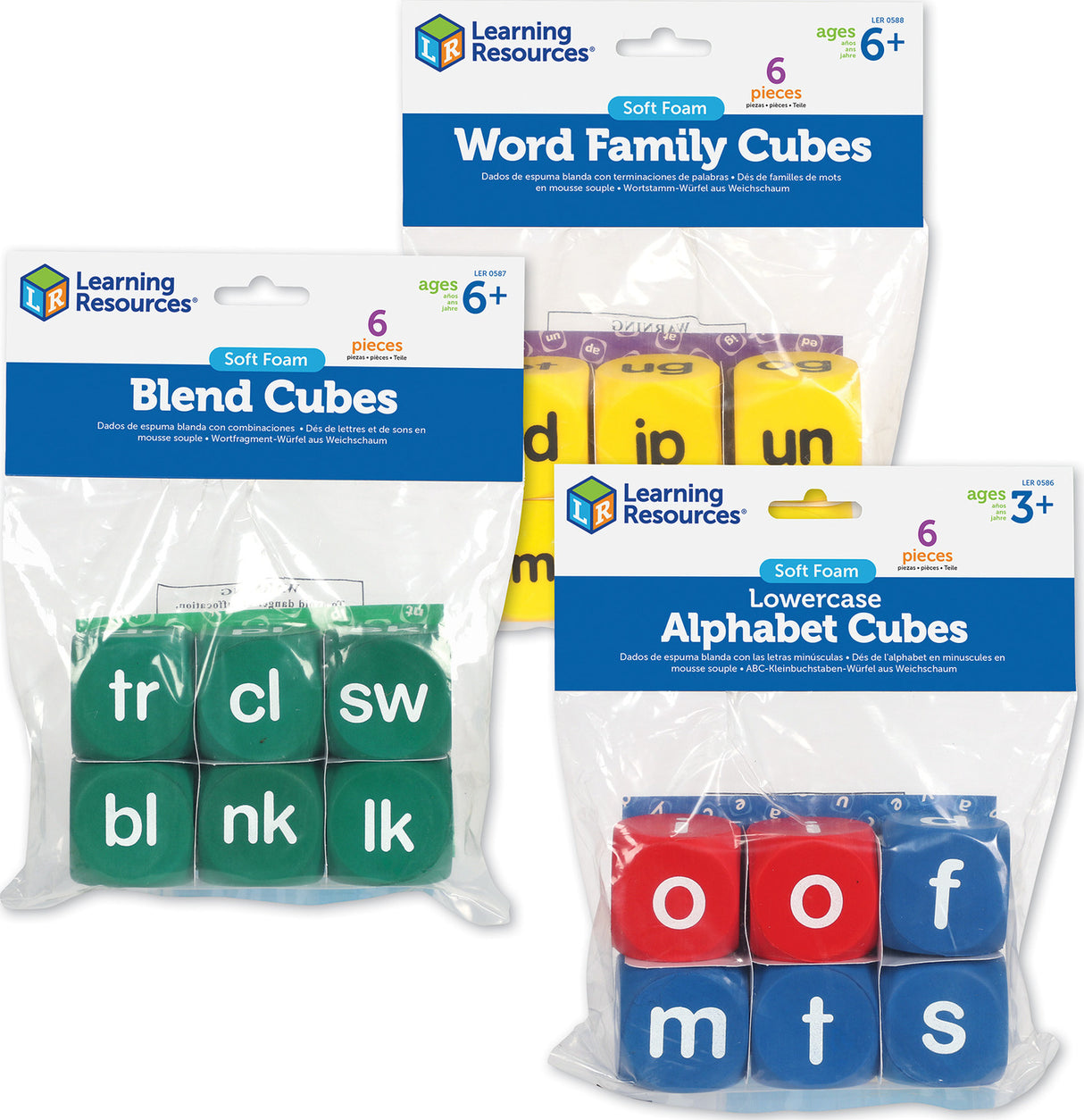Soft Foam Phonics Cubes Set