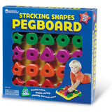 Stacking Shapes Pegboard Activity Set