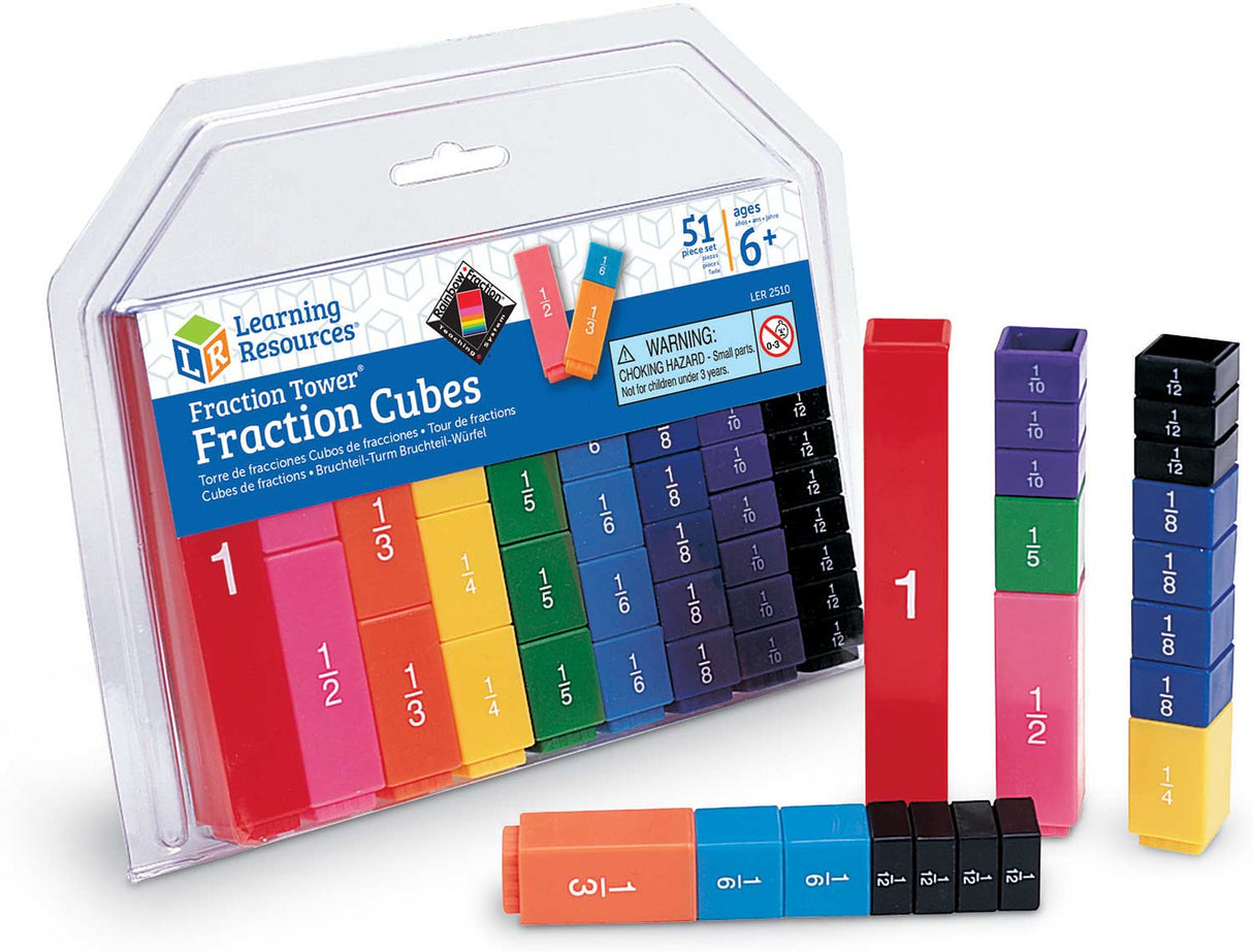 Fraction Tower Cubes