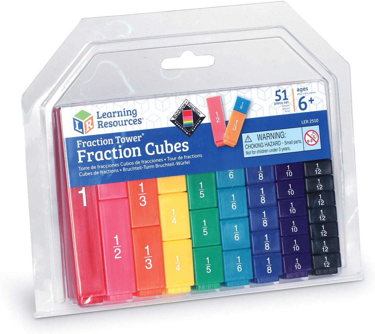 Fraction Tower Cubes