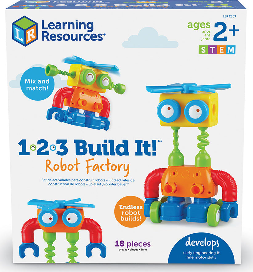 1-2-3 Build It!™ Robot Factory