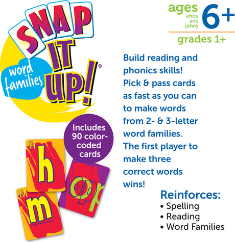 Snap It Up!® Phonics and Reading Game