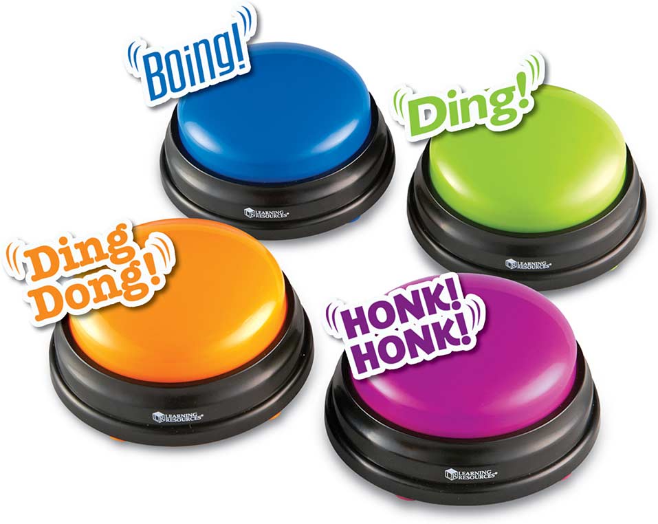 Answer Buzzers, Set of 4