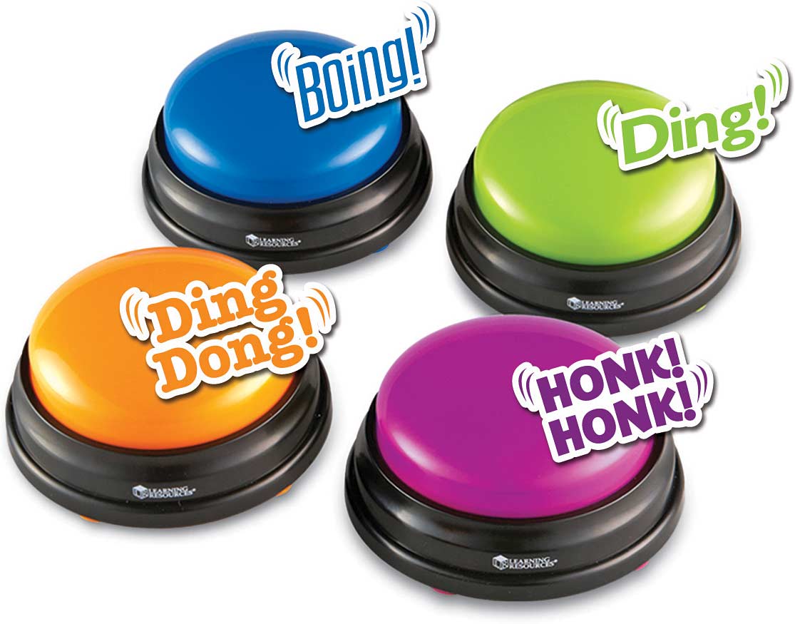 Answer Buzzers, Set of 4