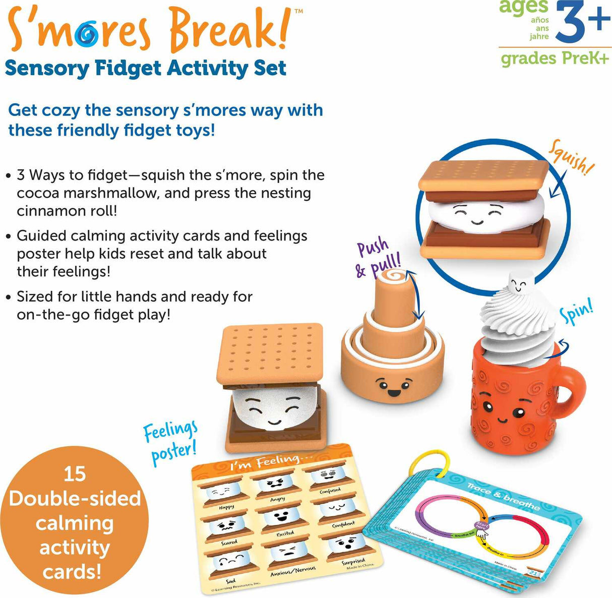 S'mores Break!™ Sensory Fidget Activity Set