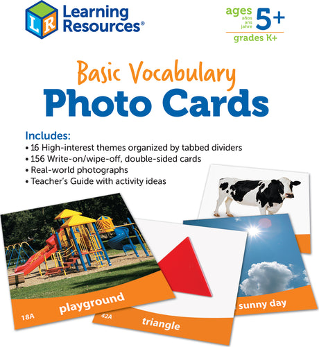 Basic Vocabulary Photo Cards Set