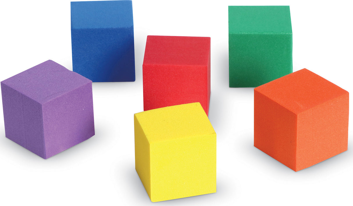 Soft Foam One-Inch Color Cubes
