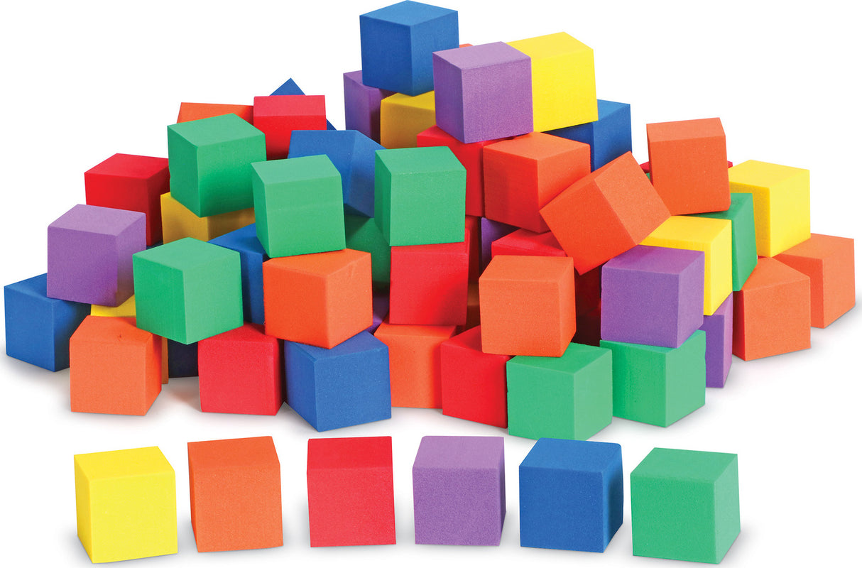 Soft Foam One-Inch Color Cubes