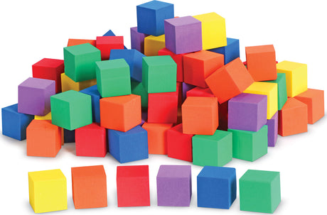Soft Foam One-Inch Color Cubes