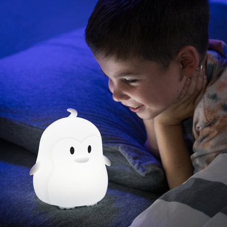 LumiPets Penguin - Children's Nursery Touch Night Light