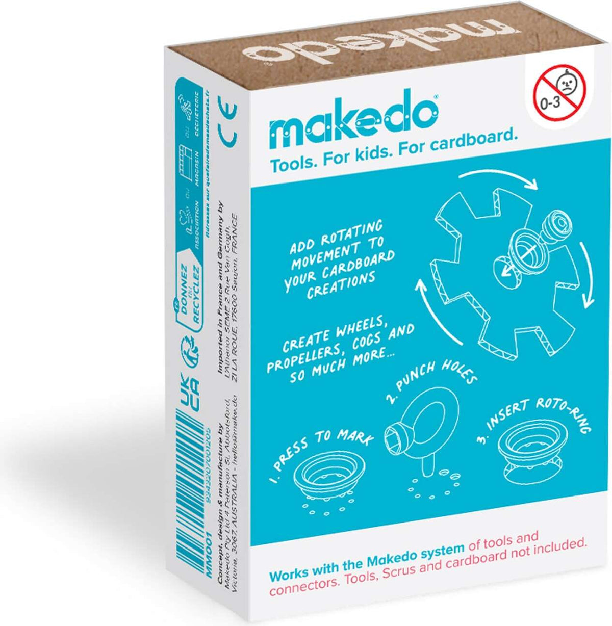 Makedo Cardboard Construction Roto-Ring