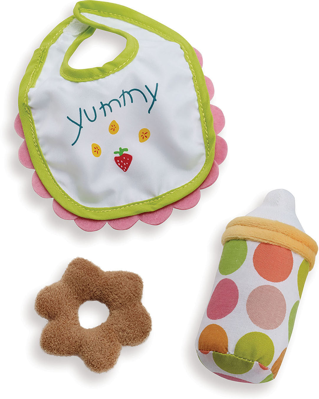 Wee Baby Stella Feeding Set (Bib, Bottle, Teething Biscuit)