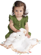 Fairytale Snuggle Bunny Blankie Ultra-soft Soothing Baby Lovey, 19" x 19"